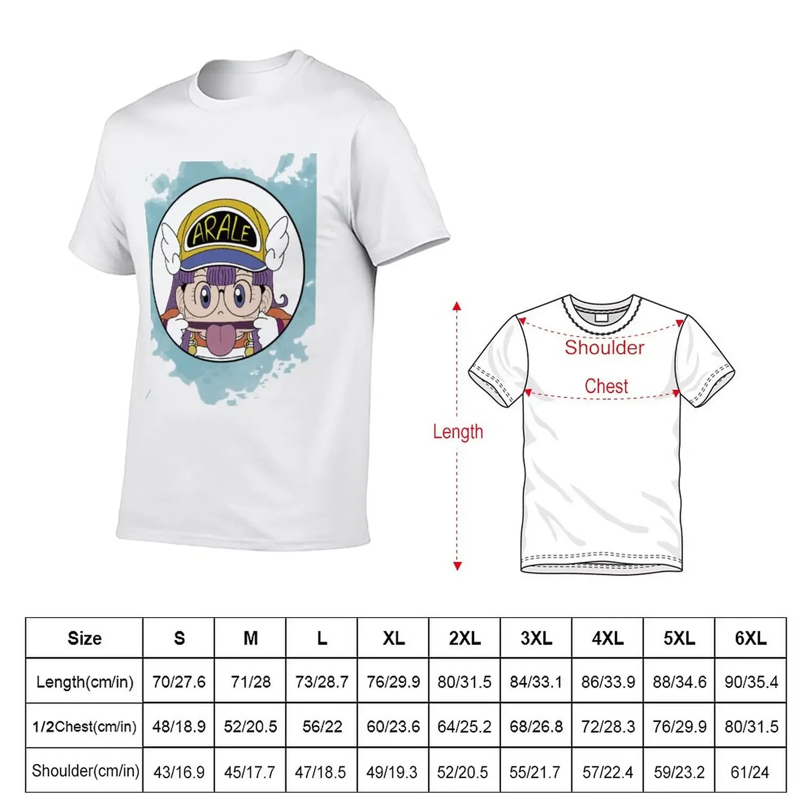 Arale T-Shirt aesthetic clothes anime clothes big and tall t shirts for men