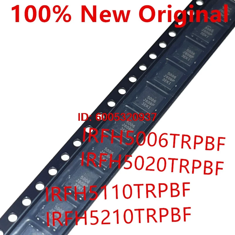 10piece  IRFH5110TRPBF  5110 、IRFH5210TRPBF  5210 、IRFH5020TRPBF  5020 、IRFH5006TRPBF  5006  New Trans MOSFET N-CH