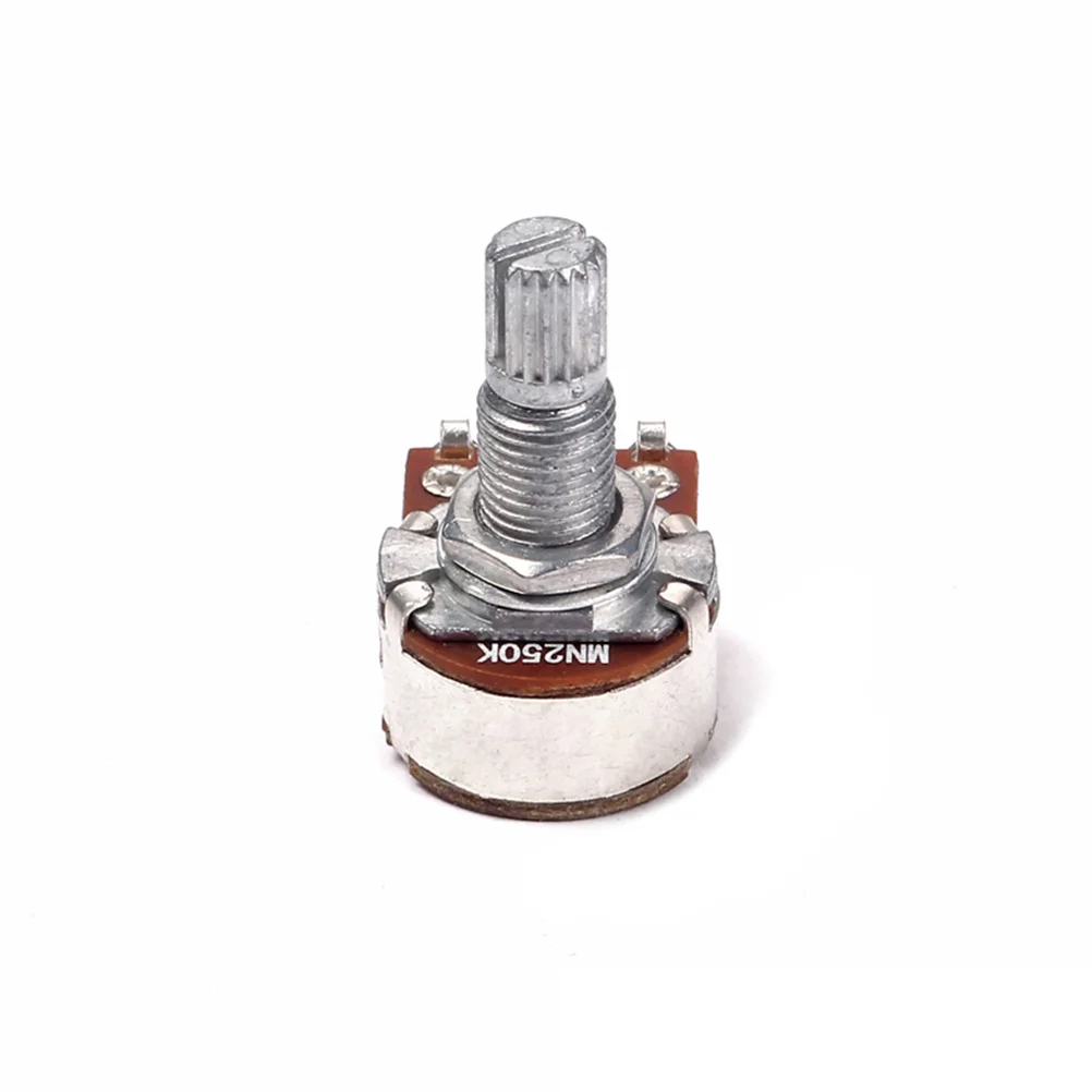 

Mn250K Dual Potentiometer Guitar Volume Tone Control Split Shaft Audio Taper Replacement Kit For Guitar Amp Instrument