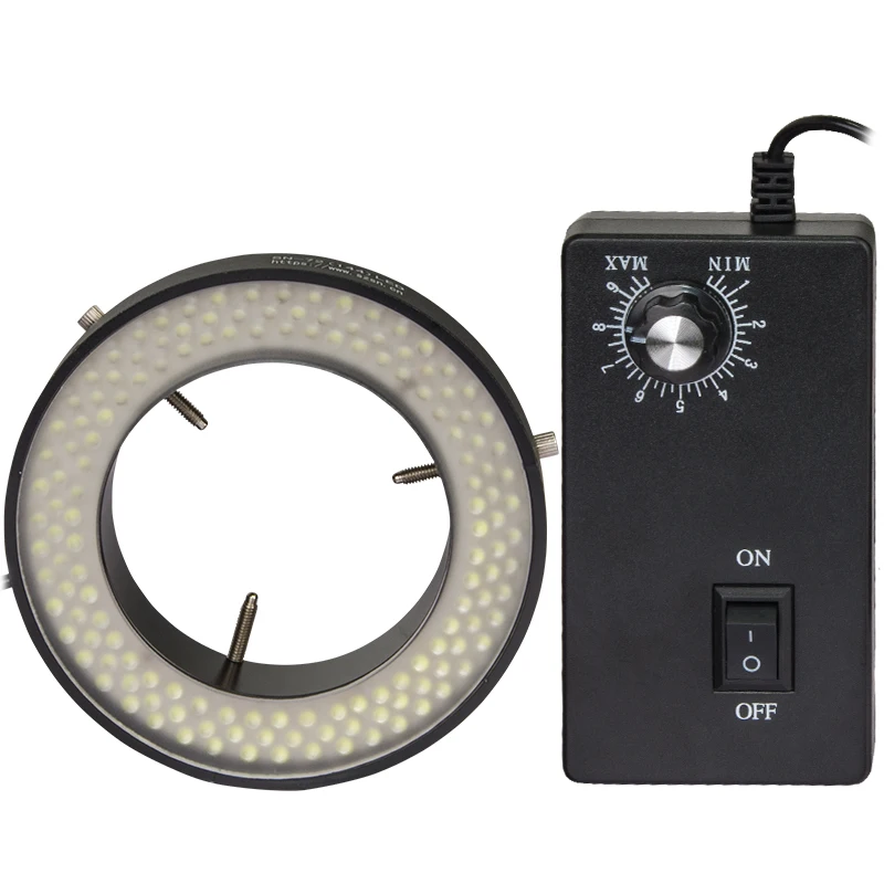 Microscope Adjustable Led Ring Light, Large Diameter Led Ring Light Source, Frosted Shadowless Ring Light