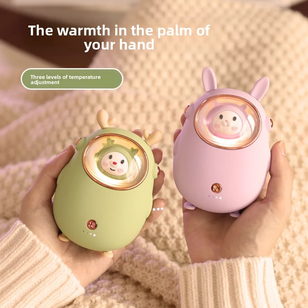 

2025 New USB Hand Warmer Hot Water Bag Portable Festival Gift for Women Rechargeable Electric Heating Pad Hot Selling