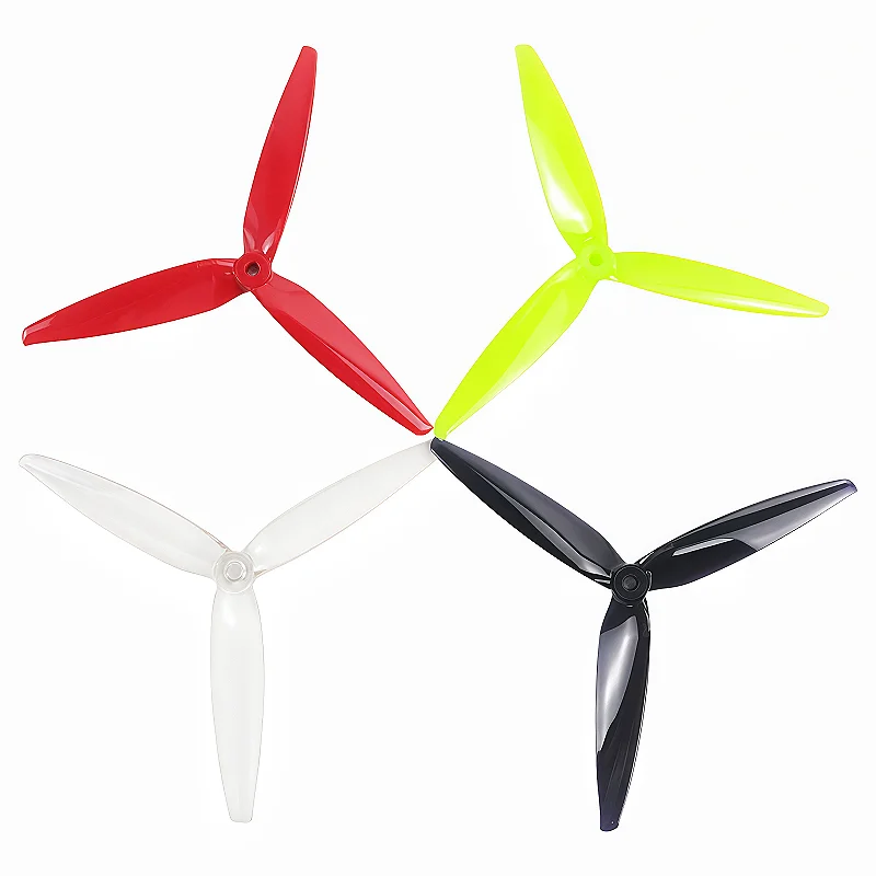 2 pairs 4pcs 4 colors 7040 7.0x4.0 FPV PC 3 propeller Prop Blade CW CCW shaft through the machine more special motor 2407
