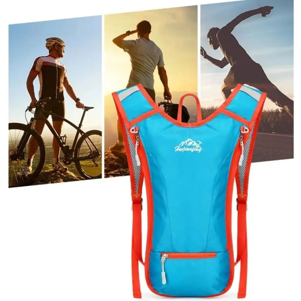 

Breathable Running Hydration Vest Waterproof Multiple Pockets Running Hydration Bag Nylon Material Adjustable Water Backpack
