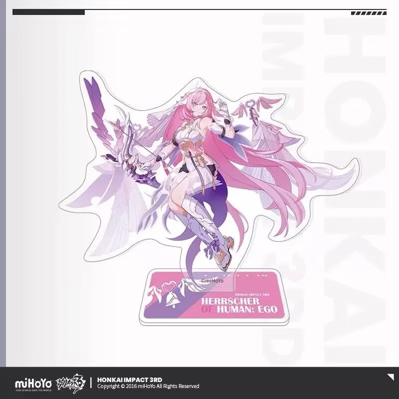 Anime Game Honkai Impact 3 Hero Theme Cosplay Acrylic Stand Griseo Elysia Pardofelis Aponia Mobius Eden Statue