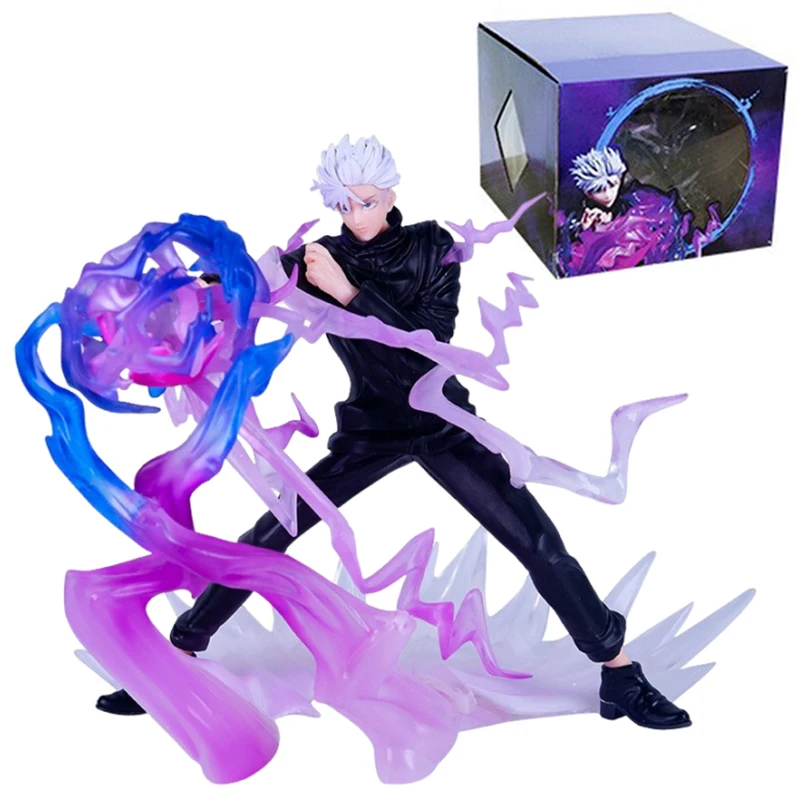 

Anime Jujutsu Kaisen Action Figure Gojo Satoru Figuras Toys Manga Figurine 18cm PVC Collection Model Gift For Children Ornaments