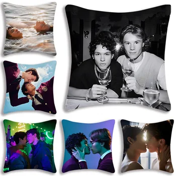 أغطية وسادة سلسلة تلفزيون ملكية شابة ، قطيفة قصيرة ، وسادة لطيفة ، طباعة على الوجهين ، أريكة كرتون ، ديكور ، منزل