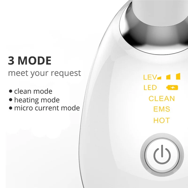 Masajeador térmico de cuello y estiramiento para mujer, eliminador de arrugas de microcorriente eléctrico, dispositivo de belleza facial con fotones LED