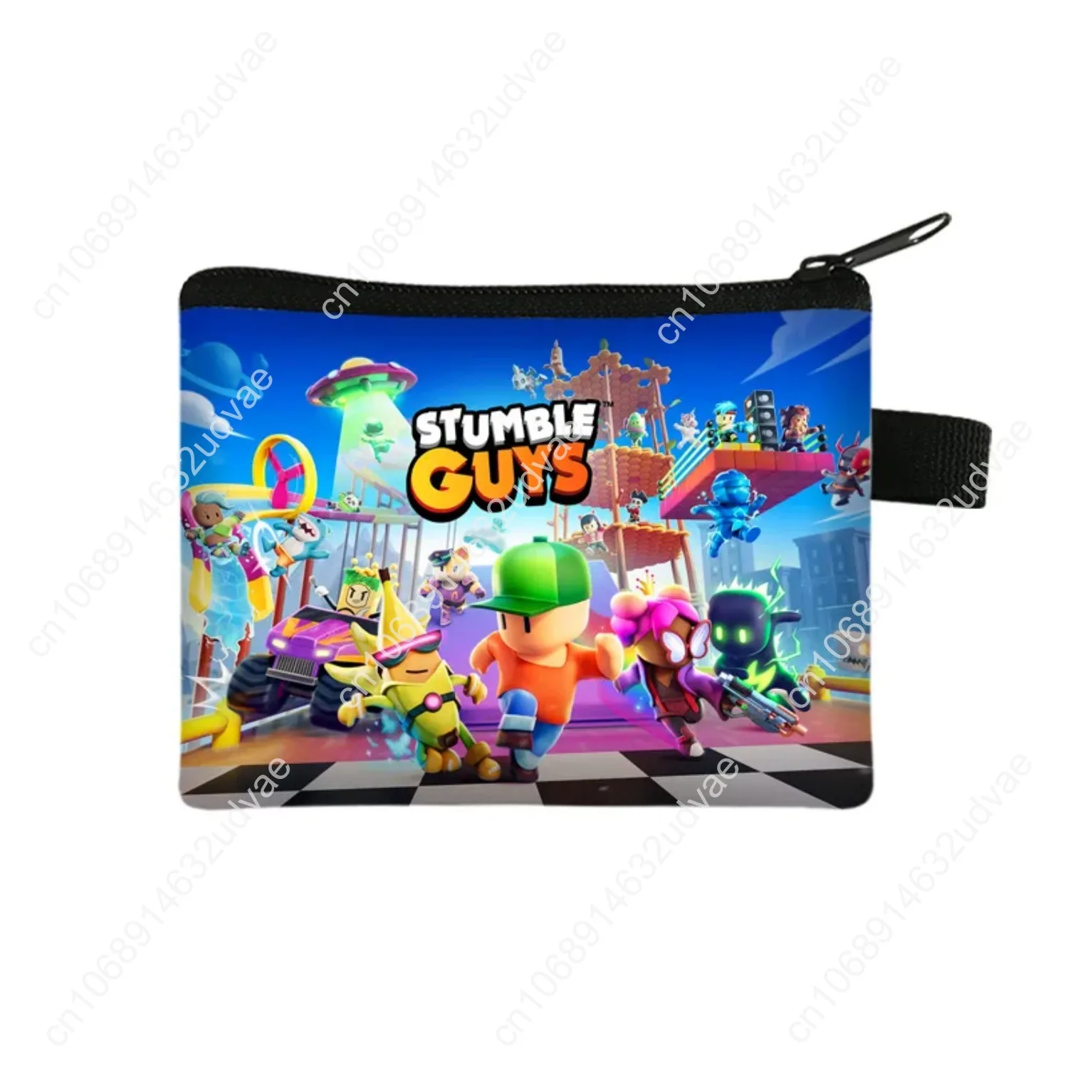 新しいスタンブルガイ子供の小銭入れ学生ポータブル漫画小さな財布コインキーポリエステル収納袋子供のおもちゃのギフト