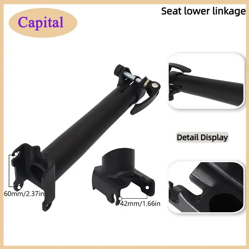 Electric Skateboard Saddle for Xiaomi Mijia M365 Scooter Foldable Height Adjustable Shock-Absorbing Folding Seat Chair