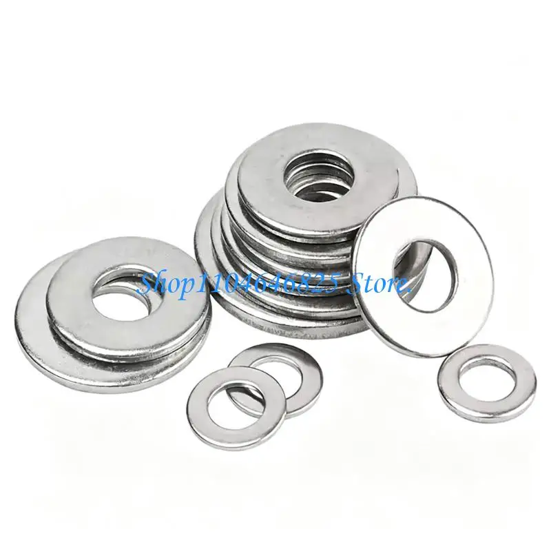 Organized Flat Washer Set with a Clear Compartment Storage Case