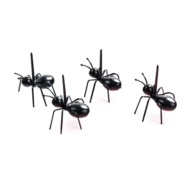 12pcs Ant Toothpicks Fruit Dessert Fork, Reusable Ant Food Pick, Animal Appetizer Forks For Snack Cake Dessert