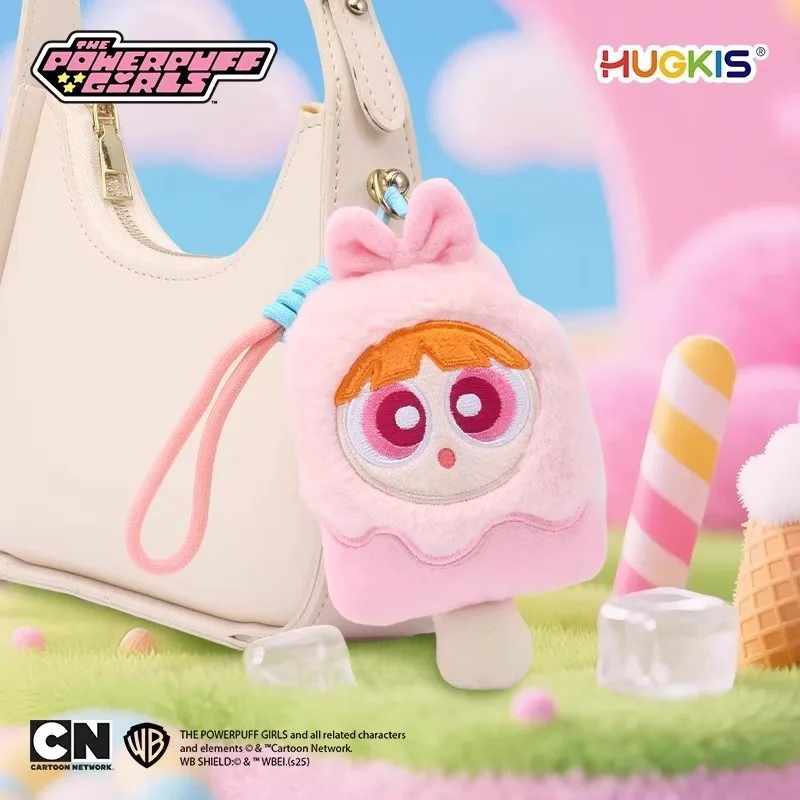 New Arrival Plush Hanging Ornament The Powerpuff Girls Ice Cream Doll Toy Gift For Girls Stuffed Animal Soft Fabric Toys