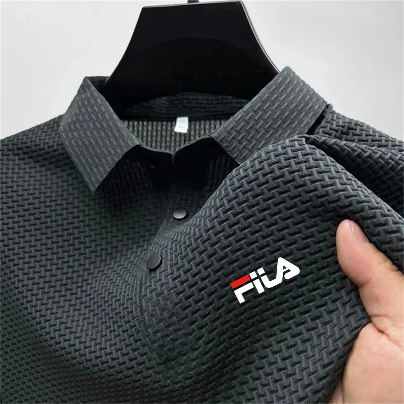 Men'S New Collar Pure-Color Breathable POLO Summer Fashionable Sports Casual Quick-Drying Outdoor Sports Jacket