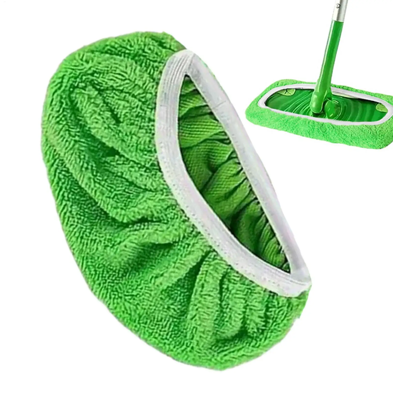 Almohadillas de fregado para fregona, paño de mopa de microfibra, fregonas planas reutilizables en seco y húmedo, accesorios de limpieza, almohadilla de fregona, toalla de trapo de repuesto
