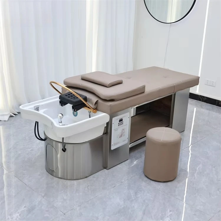 Multifunction Water Therapy Washing Basin Hair Salon Massage Bed Nursing Thai Shampoo Japanese Head Spa Shampoo Bed