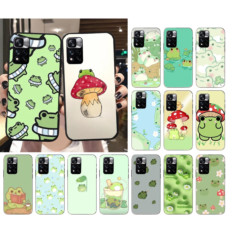 

Frog Phone Case For Xiaomi Redmi note 13 12 Pro 11S 11 10 Pro 10S 12S Redmi 13 14C 10 13C