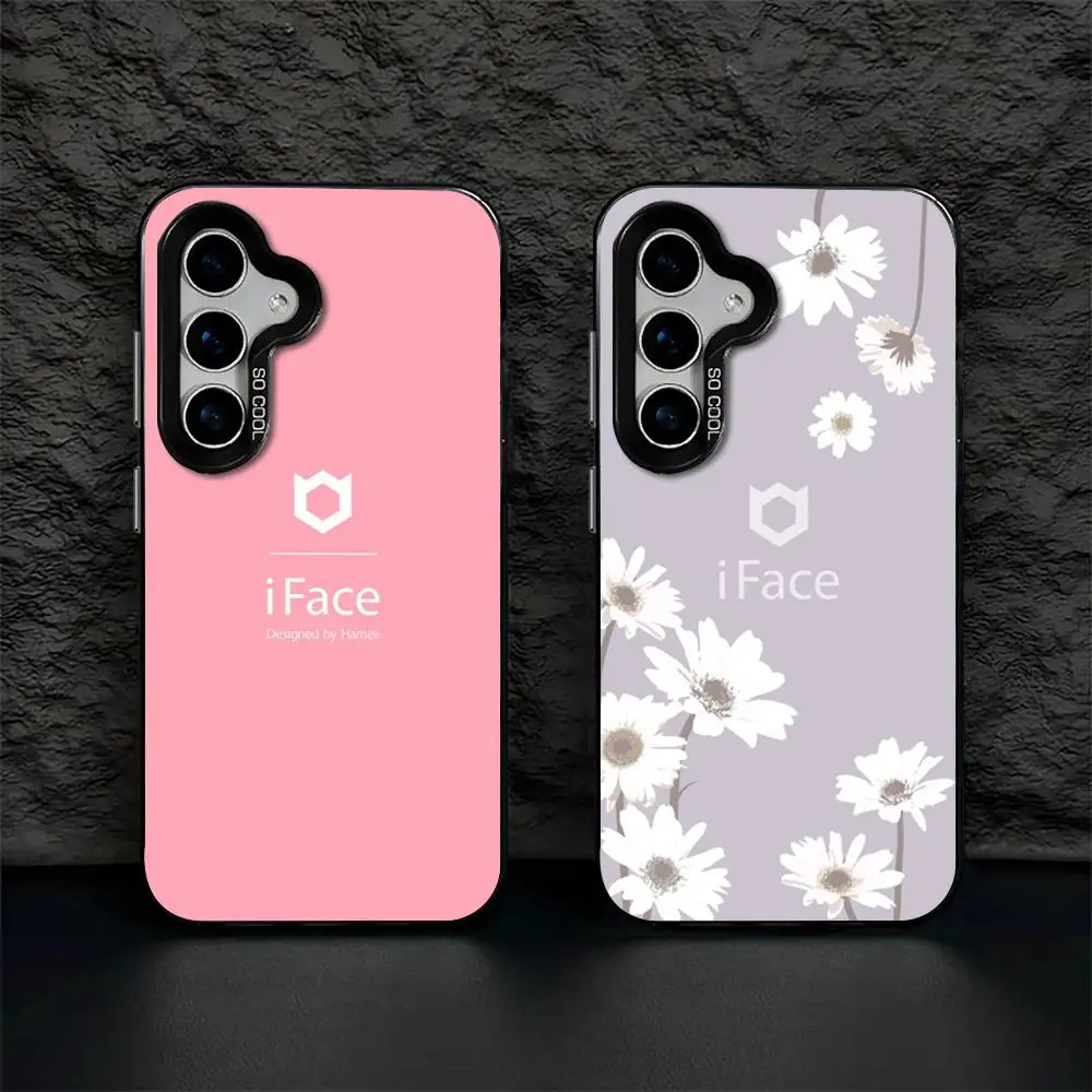 

Hamee Designed i-iFace Phone Case IMD Colorful Phone Case Silver Cover Suitable for amsung Galaxy S24 S23 S22 S21 S20 Plus Ultra