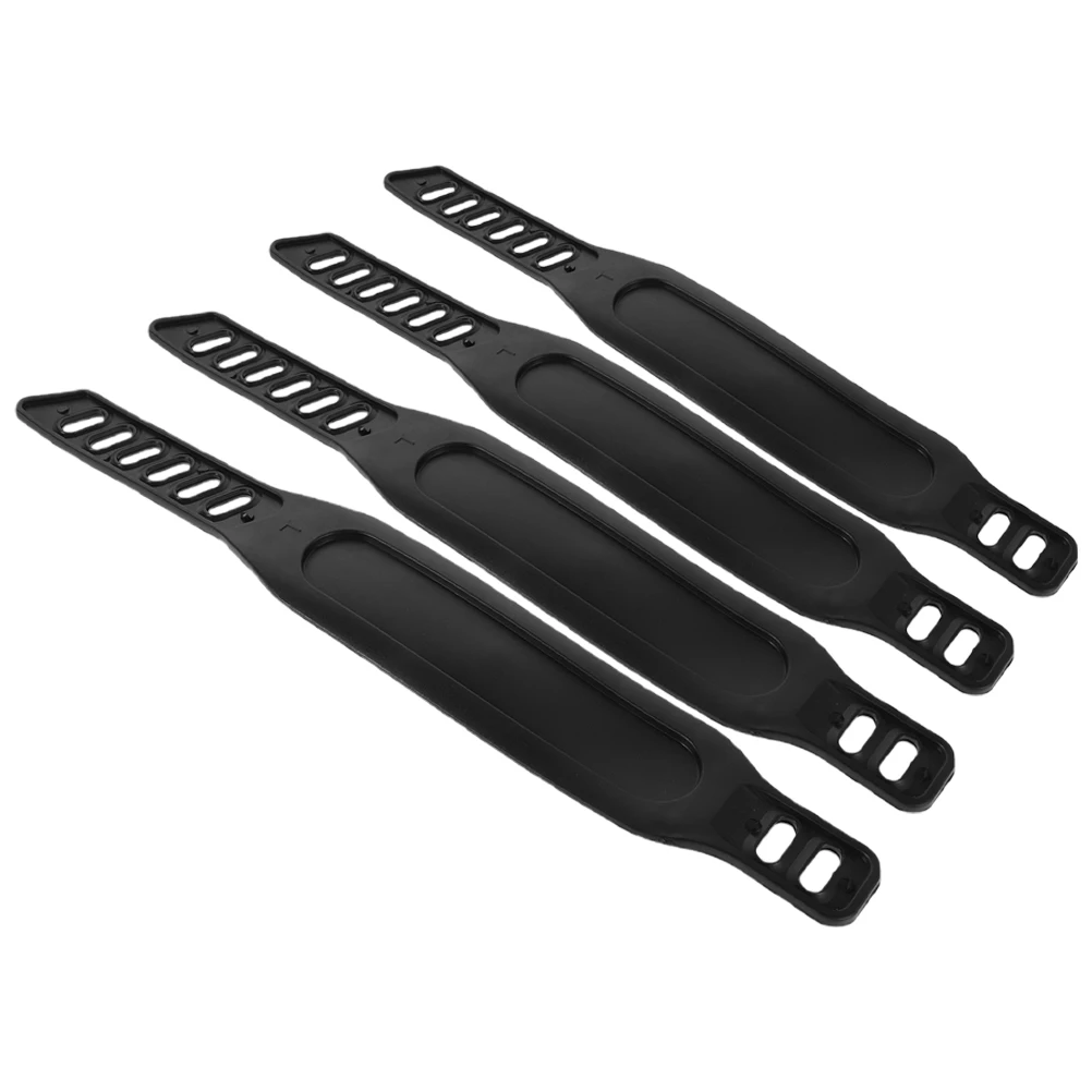 

2 Pairs Fitness Bike Straps PP Material Adjustable Durable Portable Exercise Pedal Accessories Cycling