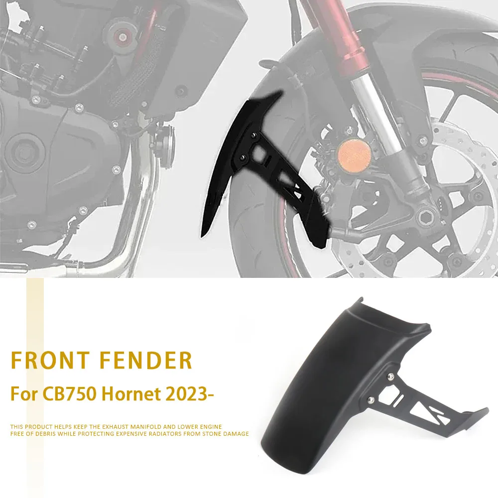 

2023 2024 New Motorcycle Carbon Fiber Forging pattern Black Front Mudguard Fender Fairing Fit For Honda CB750 Hornet