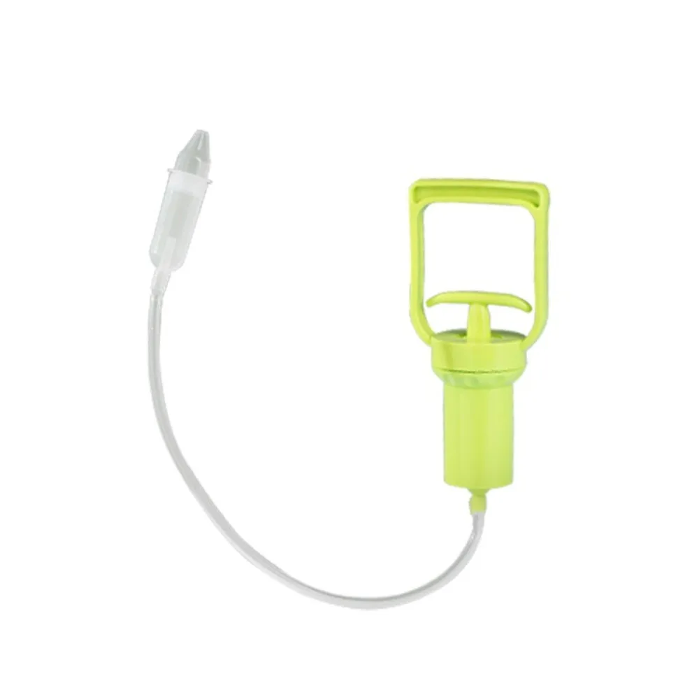 

Silicone Head Newborn Nose Cleaner Snot Vacuum Suction Pull Type Children Nasal Aspirator Reusable Safe Nasal Wash