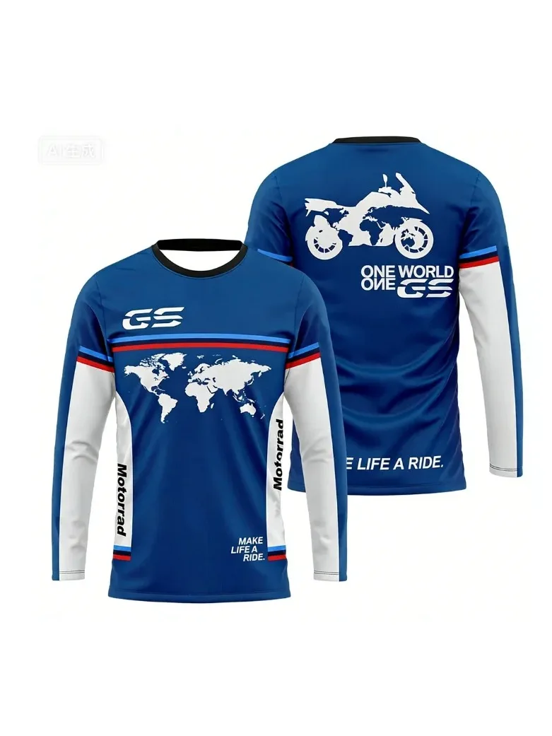 AliExpress NONE For Bmw Motorrad Long Sleeve Tops Men Women Clothing Motorcycle Mountain Bike Jersey Breathable Quick Dry Downhill Flexible Tops