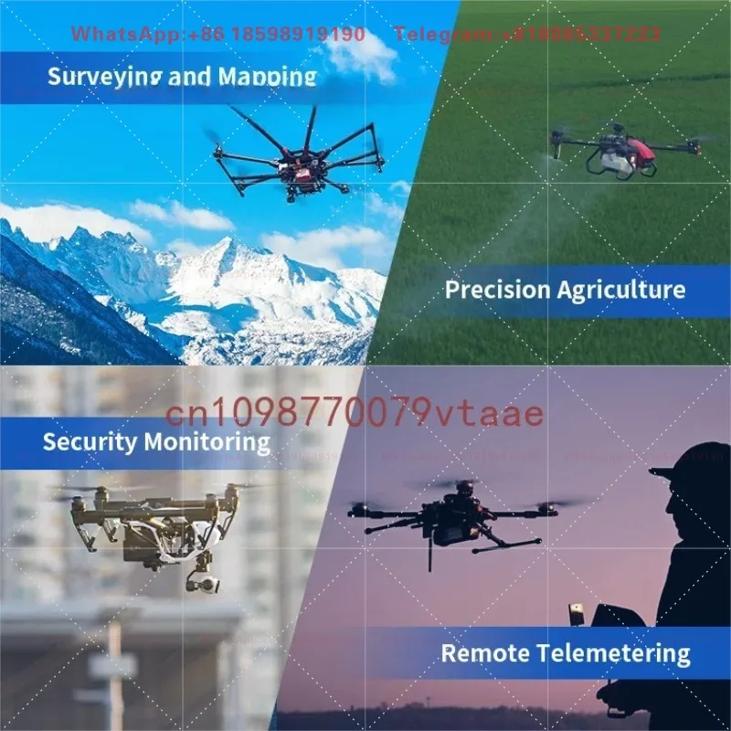 HX-CHX600A L1/L2/L5/L-Band Helical GNSS UAV  4.2dBi High Gain Lightweight Millimeter-Level Accuracy for UAV Drones - view 5