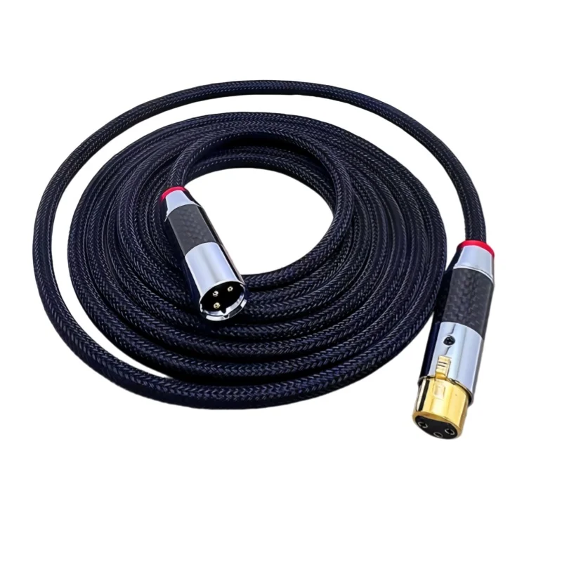 cannon head male to female jack connector microphone cannon noise reduction line Cable