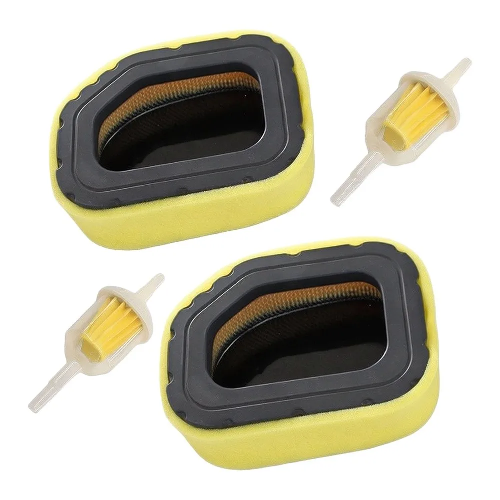 Motorcycle Air and Oil Filter Kit for SV710 SV715 SV720 SV730 SV735 SV740 Models PU Foam 18x11x9cm Yellow 4-Piece Set