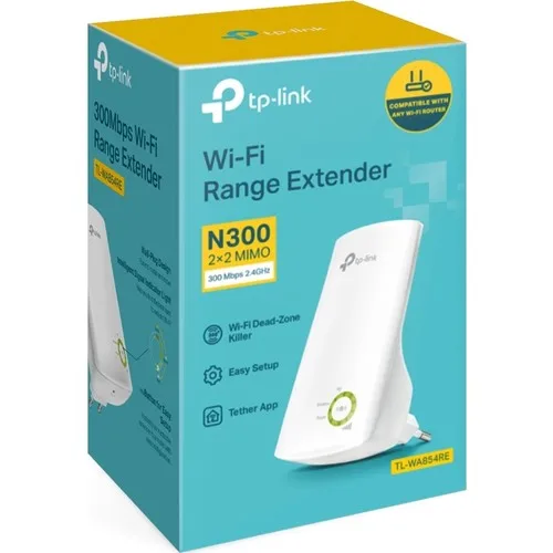 TP-LINK TL-WA854RE 300 Mbps Wifi Pro signal booster, wireless Wall Plug easy installation universal range extender