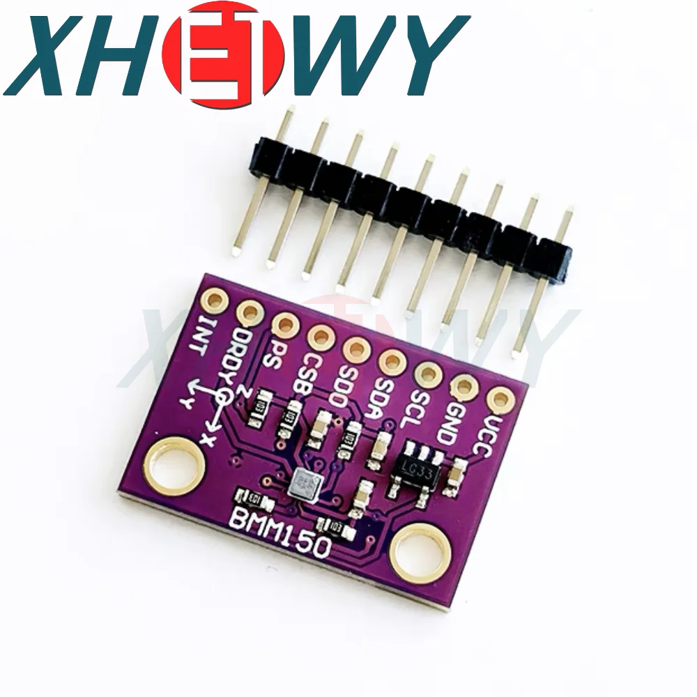 Sensor magnético geomagnético, kit DIY, MCU-150, BMM150, bússola