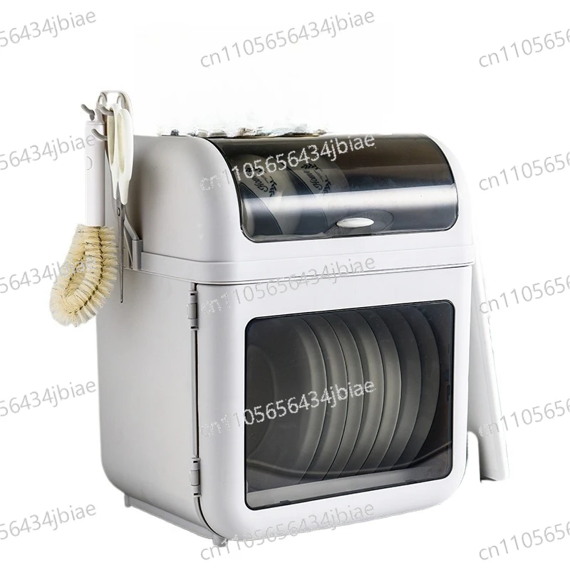 

Пластиковая подставка для посуды с дренажем, пылезащитная полка для шкафа, контейнер для хранения столовых приборов, коробка для хранения тарелок и палочек с крышкой