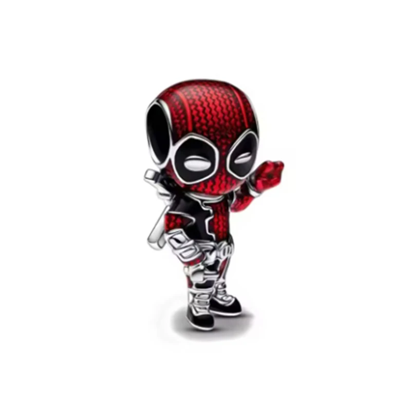 

NEW Disney Marvel Series Iron Man Spiderman Charm Beads Fits Charms Original Bracelet Women 925 Silver Pendant Jewelry Gift