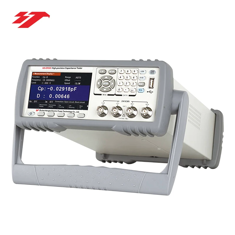 

GD-DR005 Electronic Component Parameter Measuring Instrument High Speed Precision Capacitance Measuring Instrument