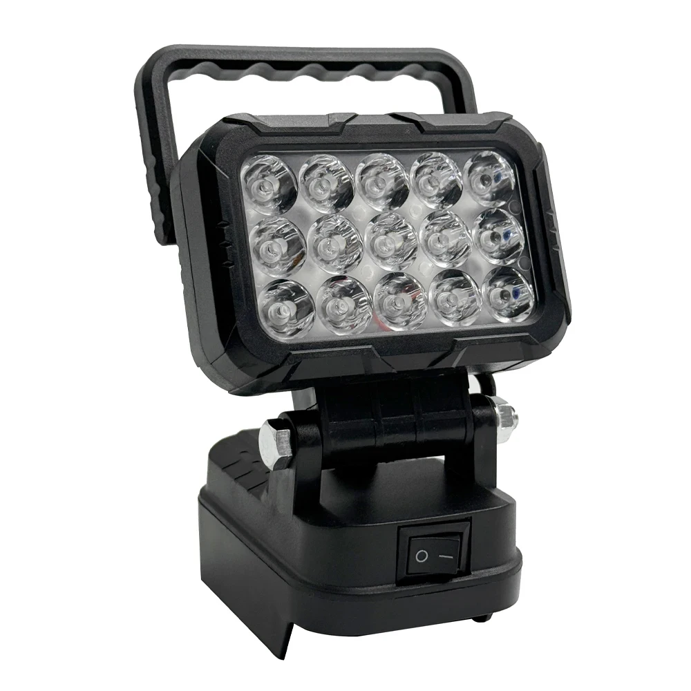 Für Dewalt/Makita/Milwaukee Akku Tragbare LED-Arbeitsleuchte mit USB-Anschluss 3'' Taschenlampe Flutlicht Kabellose Outdoor-Werkzeuglampe – Detail 3