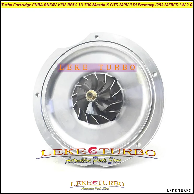 Cartucho Turbo CHRA VJ32 RHF4V RF5C.13.700 RF5C13700 VDA10019 Para Mazda 6 CiTD MPV II DI Premacy 2002- J25S MZRCD LW 2.0L 143HP