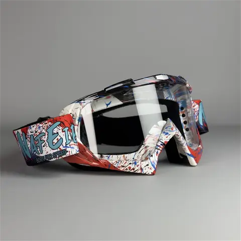 Latest Motorcycle Goggles for Men. Off-road Sunglasses. Safety Protection. MX Night Vision Helmet Visor. Retro Driving Glasses.