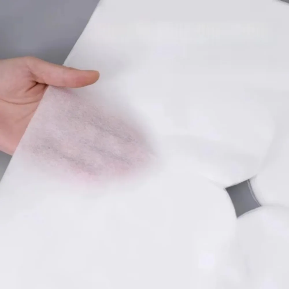 100PCS Dustproof Disposable Hole Towel Thickened Non-woven Fabric Beauty Salon Face Towel Hygienic Breathable