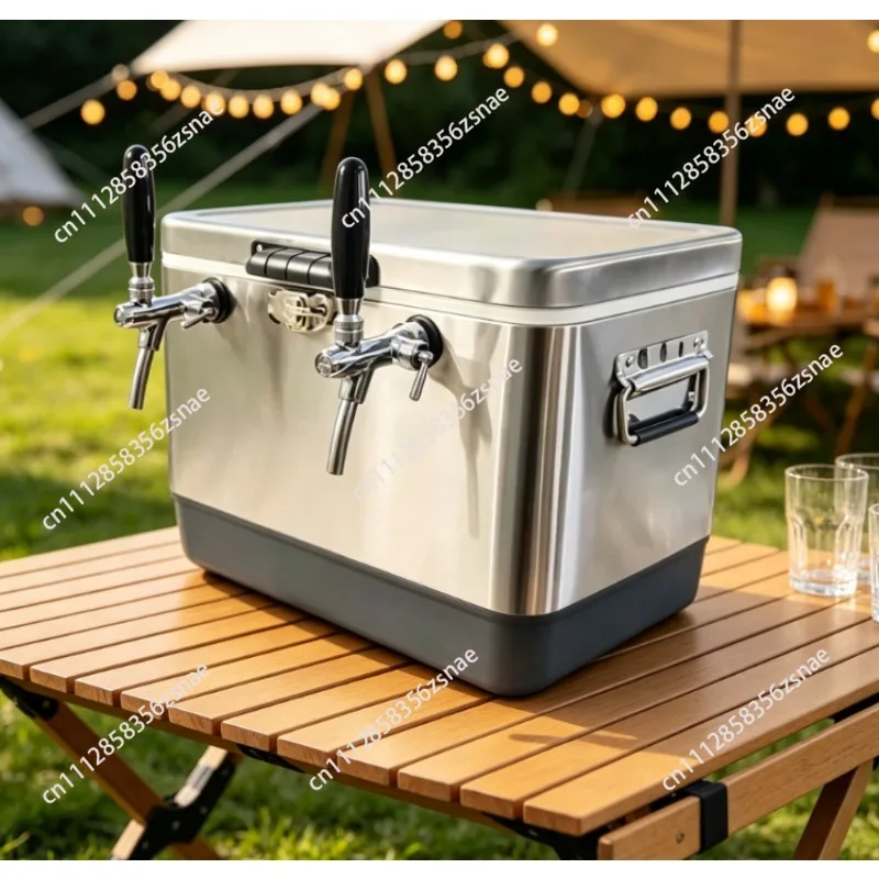 Stainless Steel Fermentation Incubator, Portable Mobile Outdoor Beer Dispenser
