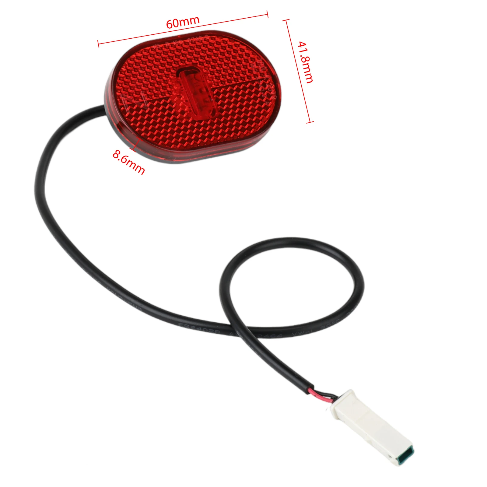 TailLight For Xiaomi Electric Scooter 4 Pro Safety Warning Brake LED Lamp Skateboard Stoplight Mi4 Fender Parts