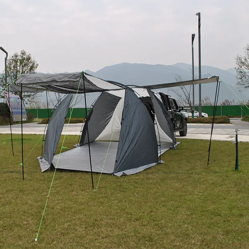 SUV Tent for Camping, 12 Person Car Camping Tent with Porch, SUV Tailgate Tent for Outdoor, Easy Set Up Tent with Rainfly,