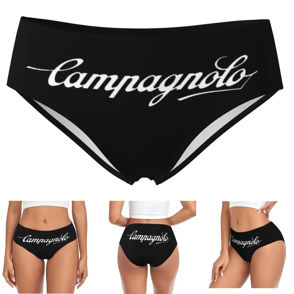 Bragas Campagnolo personalizadas, calzoncillos cómodos para mujer, ropa interior, calzoncillos femeninos transpirables