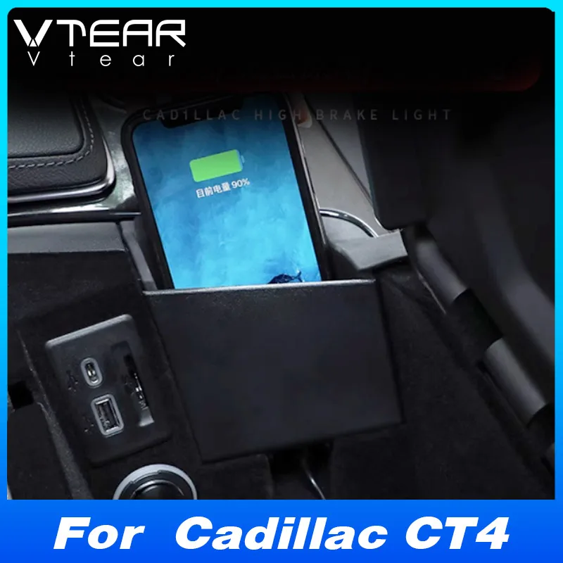 

For Cadillac CT4 (2020-2023) Wireless Car Charger - Fast Charging Mobile Phone Panel Adapter | Car Modification Accessory