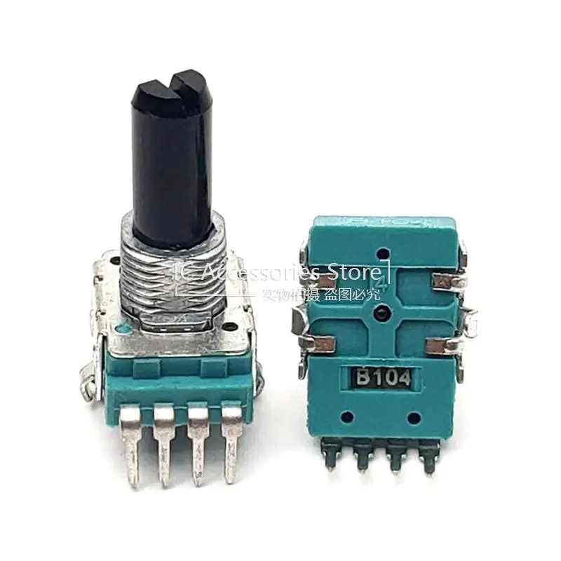 3PCS R1111NOA-V-B104-F17.5 B100K B104 Electric Welding Machine Potentiometer 4 Pin Half Shaft 18MM