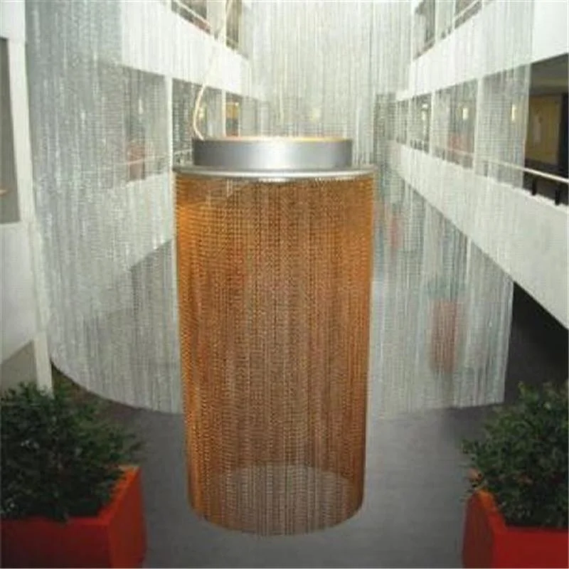 Metal Decor Premium Aluminium Chain Curtain for Entertainment Door, Atmosphere-Boosting & Privacy-Enhancing