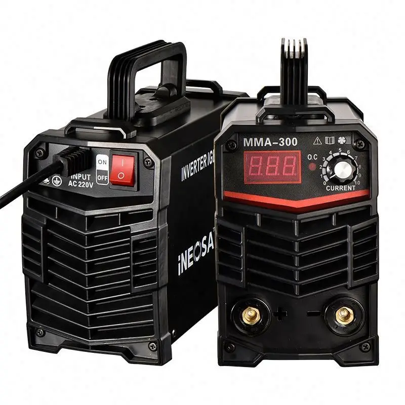 220V Portable MMA Welder Inverter IGBT Manual Metal Arc Welder 300Amp Stick Welding Machine For Professional Steel Repair Tools