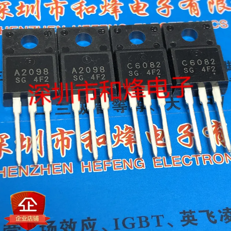 2SA2098 2SC6082 A2098 C6082 New and original TO-220F Electronic components Integrated circuit IC to220