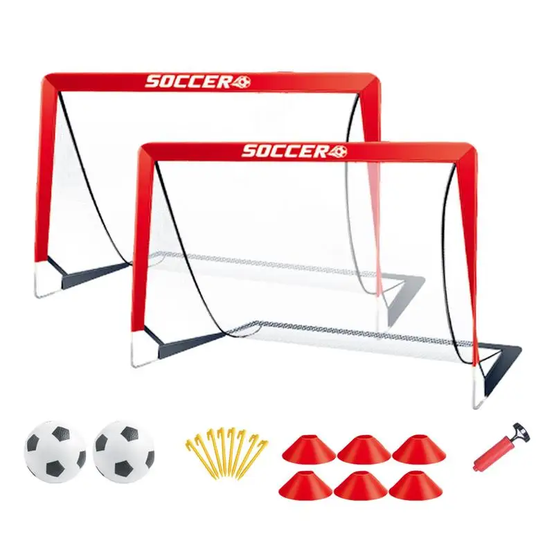 

Foldable Soccer Goals Training Soccer Goals Backyard Soccer Goals For Kids Toddler Goal Net Targets Portable Soccer Goal Mini