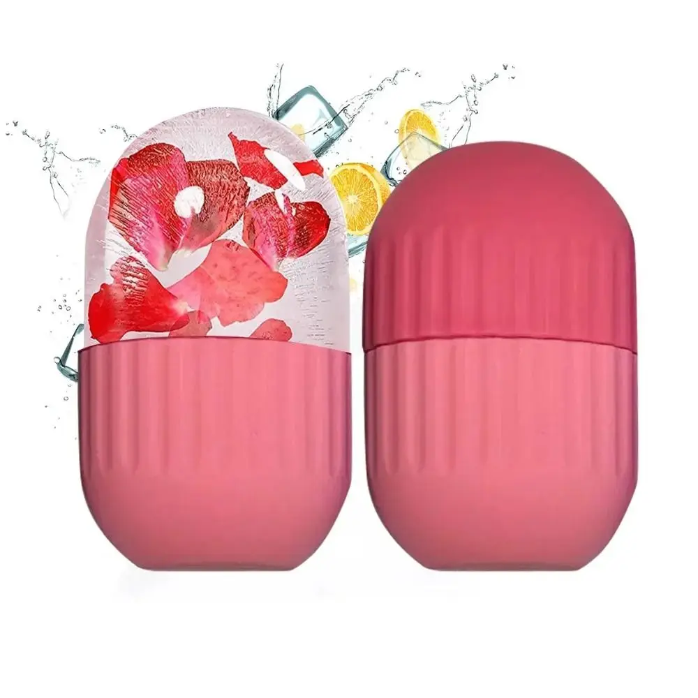 High Quality Silicone Ice Facial Roller Beauty Skin Care Tool Reusable Eye Face Massager Face Lifting Contouring Ice Globe Balls