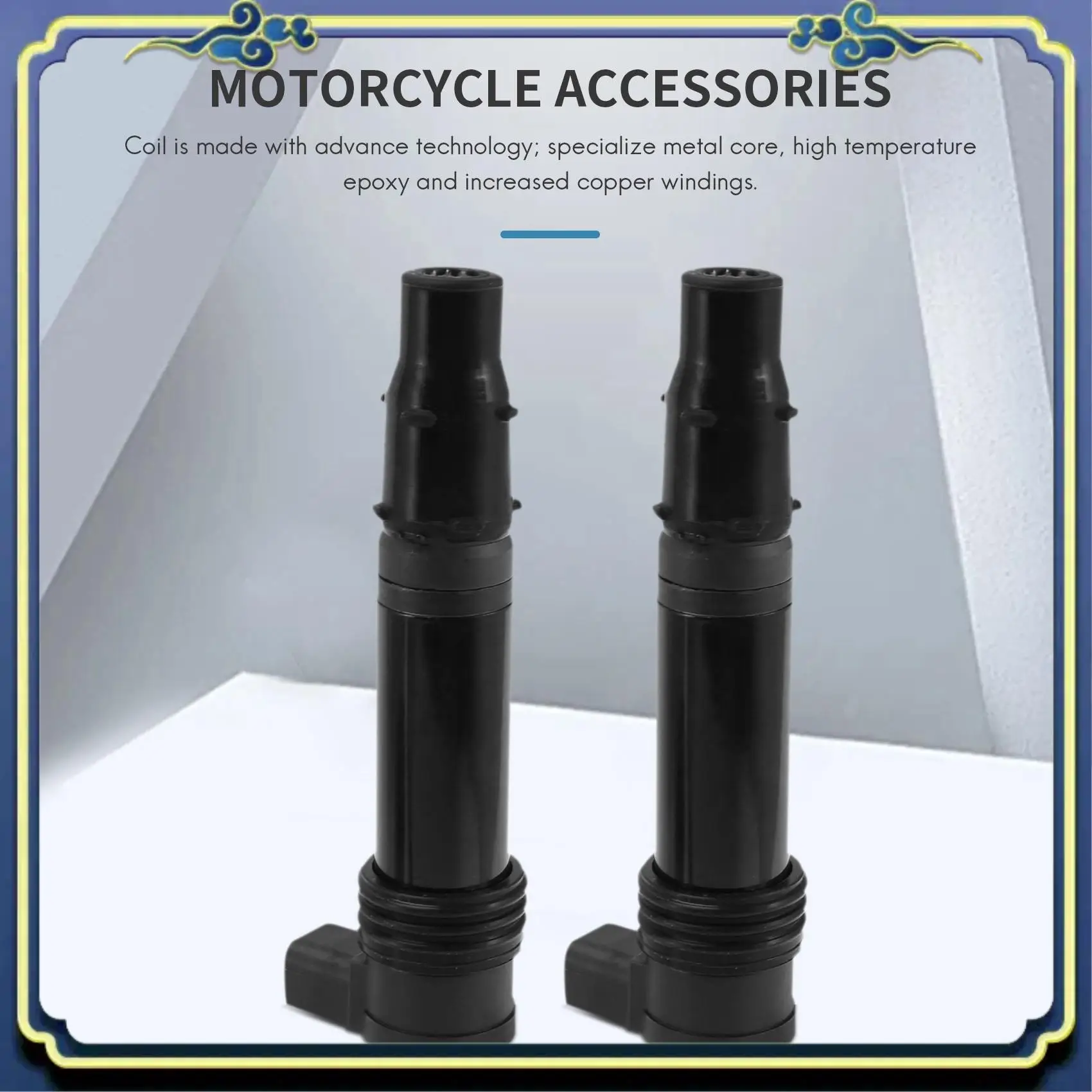 

AU16-2PCS 129700-4580 Ignition Coil For KAWASAKI ER6N EX650 Versys 650 KLE650A KLE650C ZR1000 Z10 Ninja 650R EX650J 05-14