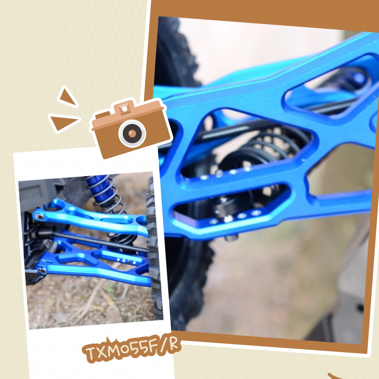 

Легкосплавные передние/задние нижние рычаги для TRAXXAS 1/5 X-Maxx, 1/6 Funco Pro Sand Car